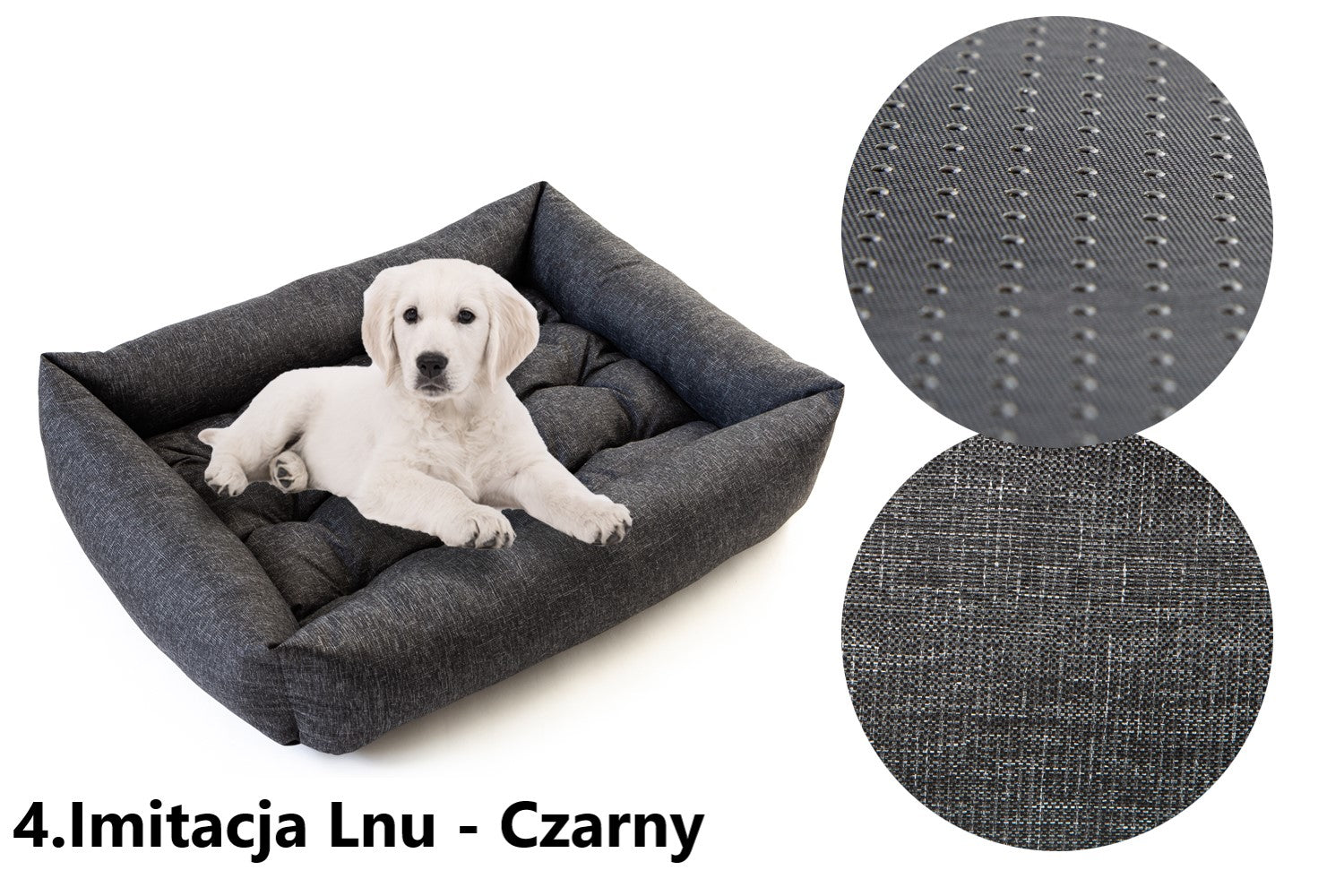 Dog Bed Couch Playpen 95x75 WATERPROOF Grey Colorful Paws Trade name Legowisko