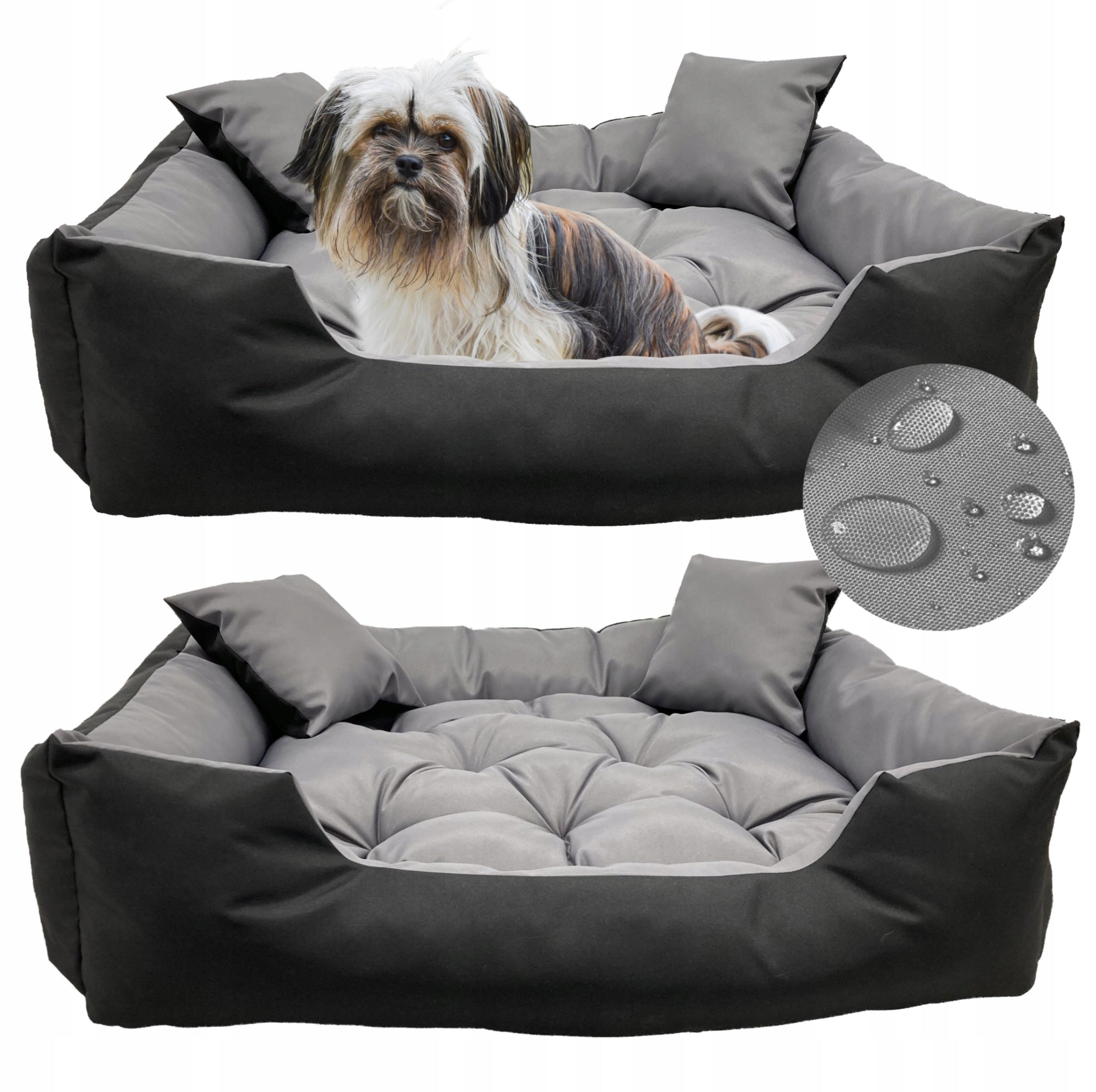 Dog Bed Couch Playpen Waterproof 75x65 cm Assorted Colors Brand no brand