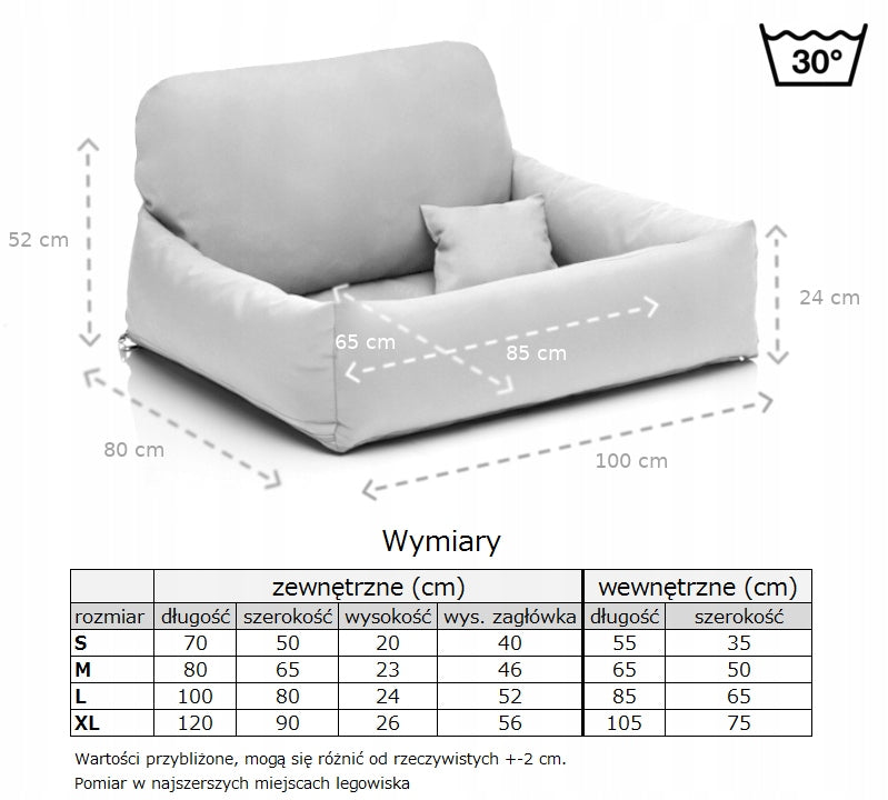 Dog Bed Faux Leather Chair 100x80 NEMO S01 Manufacturer code 532971