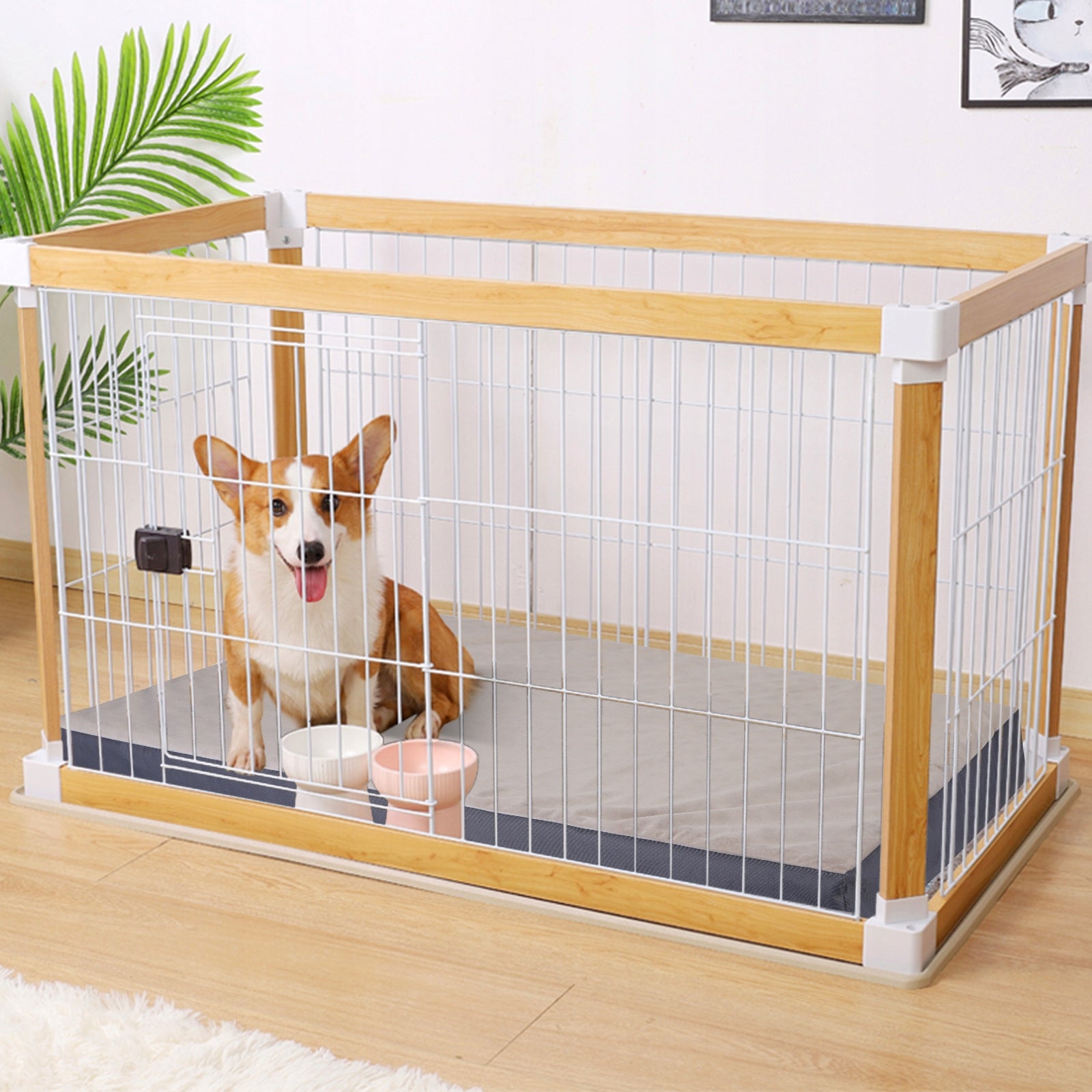 Dog Bed Memory Foam Mattress 75 cm x 50 cm Color gray