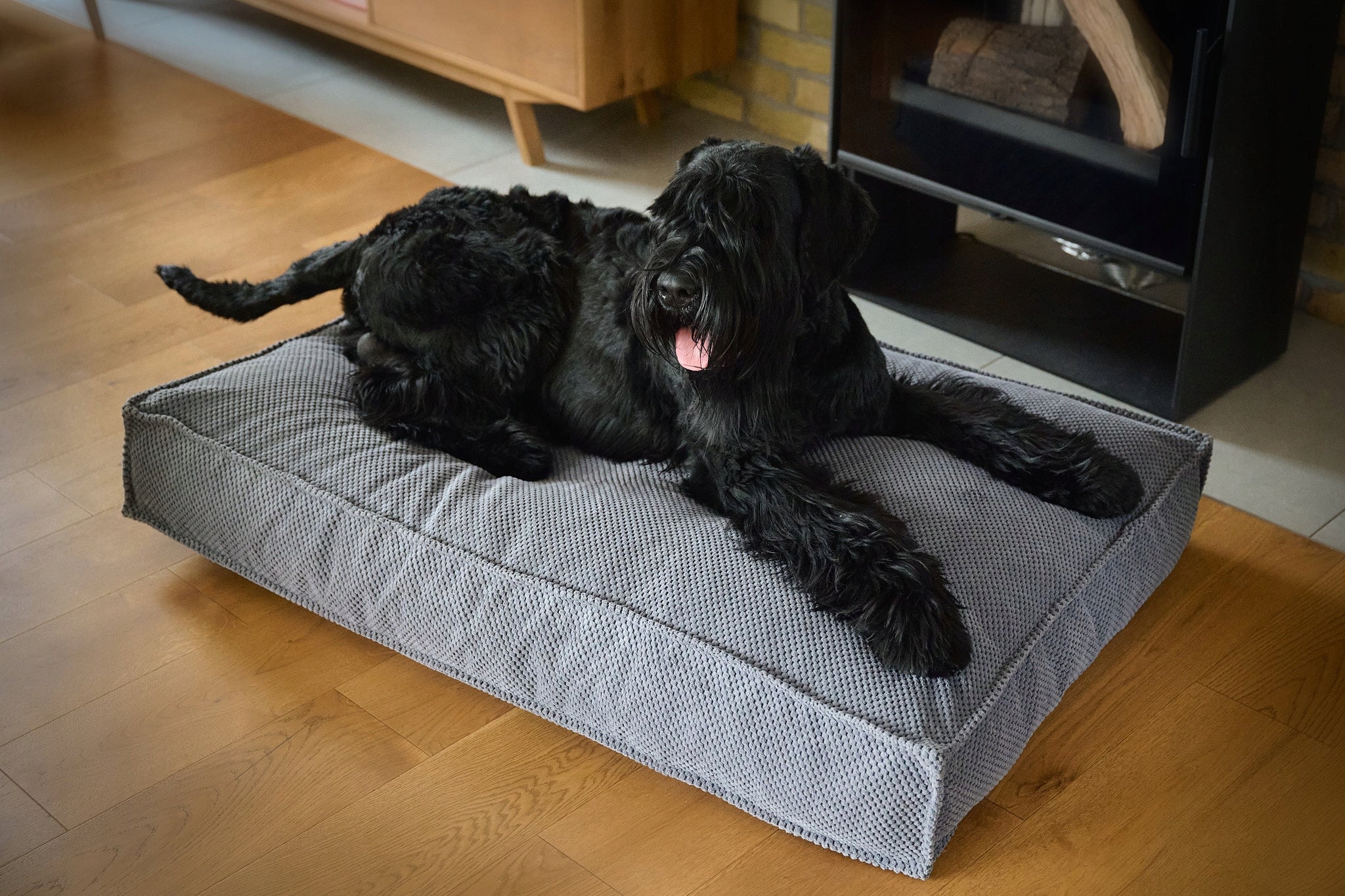 Dog Bed Pillow Bedding Mattress DOT Velour Large 120x80 cm Product width 80 cm
