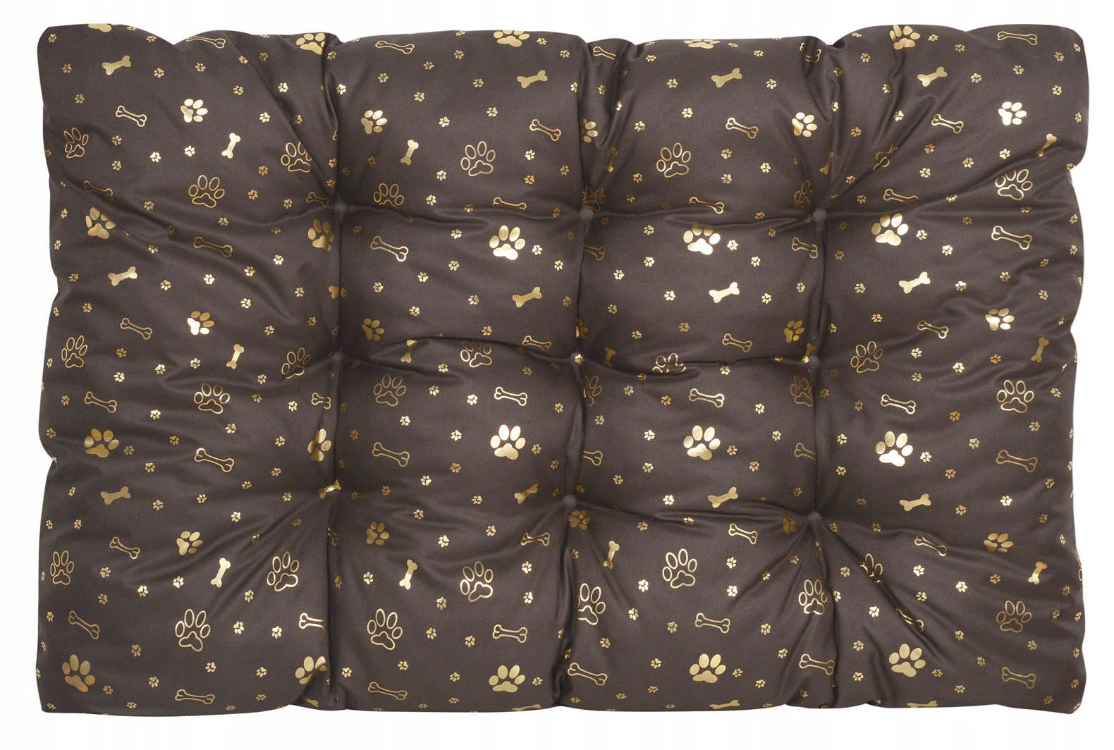 Dog Bed Waterproof Pillow Bones Golden Bed L 100x70 cm EAN (GTIN) 5906501507350