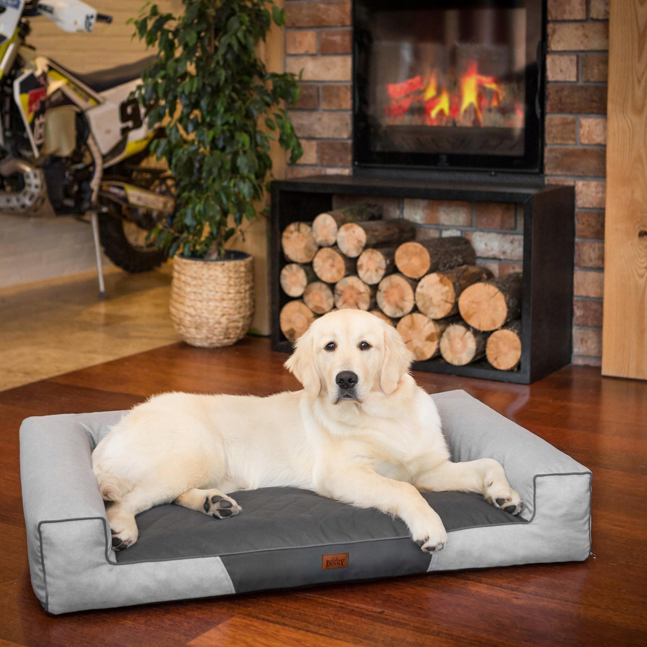 Dog Bed, XL 100x65 cm, Waterproof, Pull-down Cover Packaging status original