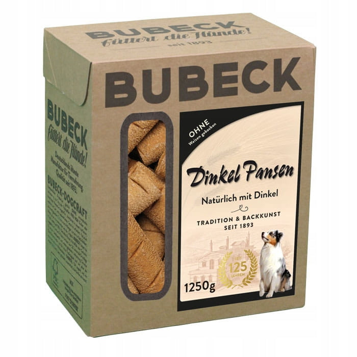 Dog Biscuits Bubeck Dinkel Pansen 1250 g