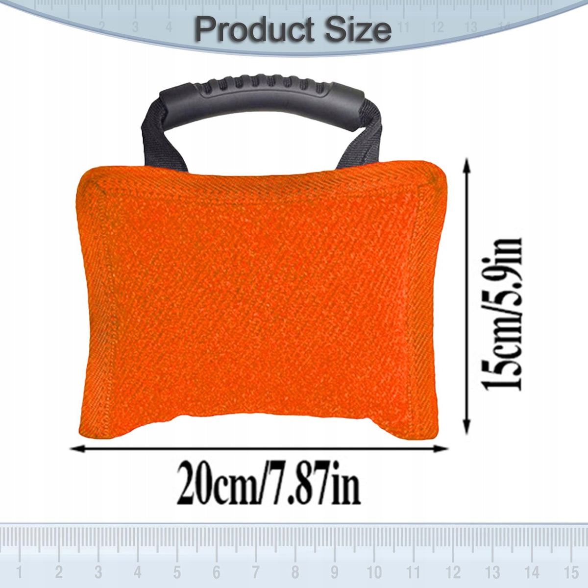 Dog Bite Pillow Equipment Practical Accessories Portable Interactive Orange Packaging status original