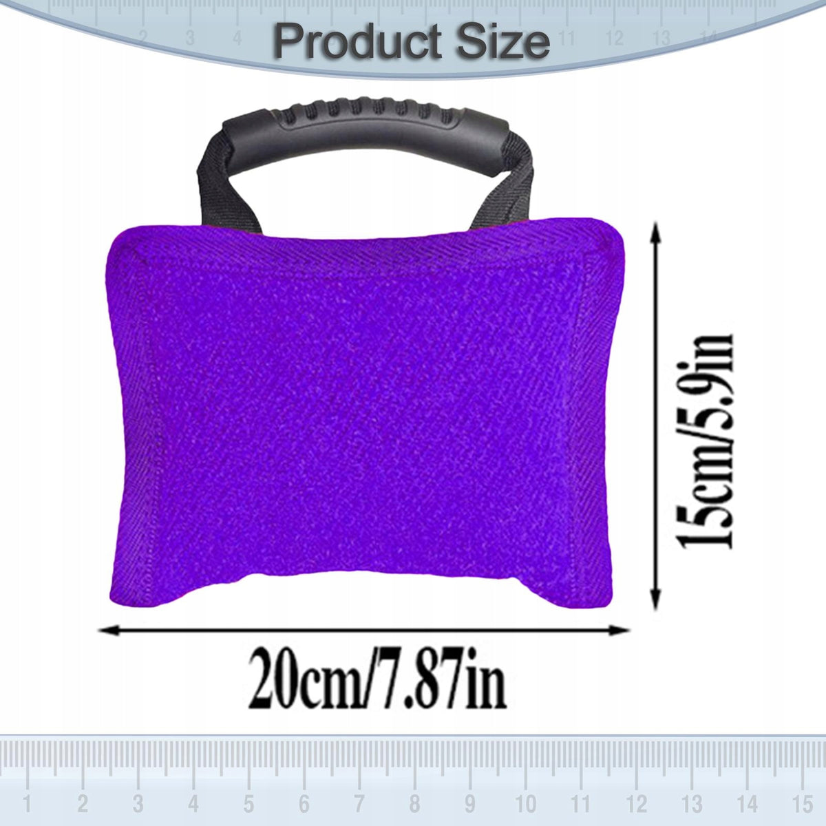 Dog Bite Pillow Premium Portable for Small and Medium Sized Dogs Violet Packaging status original