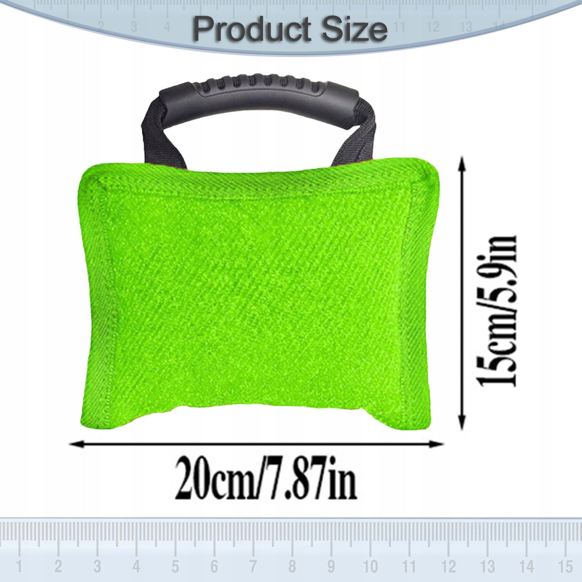 Dog Bite Pillow Premium Portable for Small and Medium Sized Dogs with Green Packaging status original