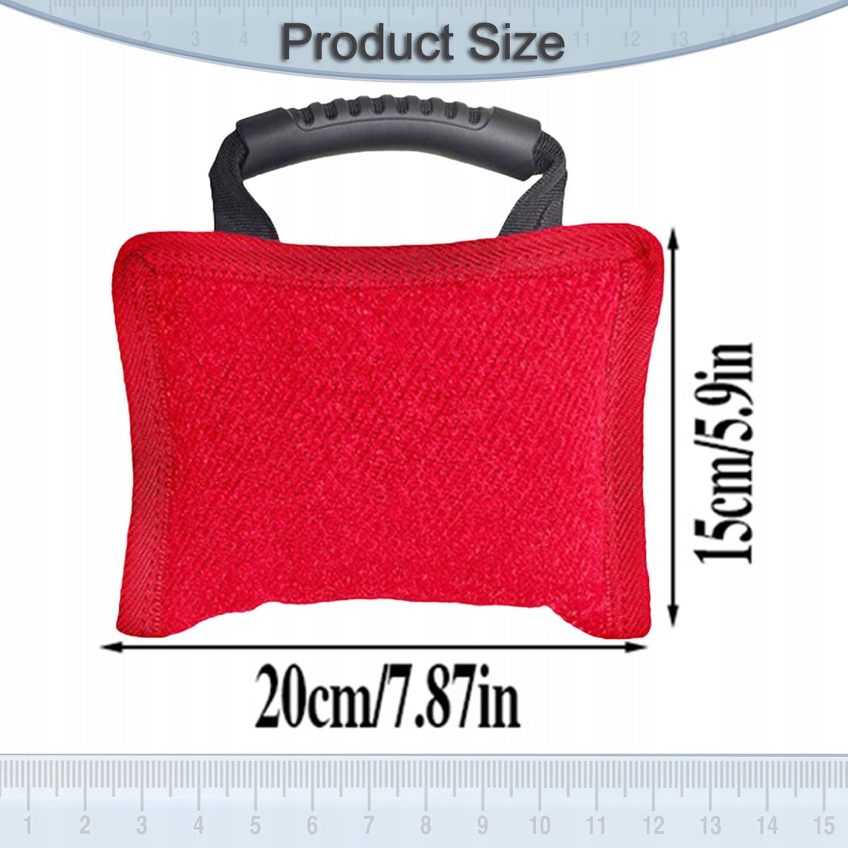 Dog Bite Pillow for Small and Medium Sized Dogs Premium with Strong Red Packaging status original