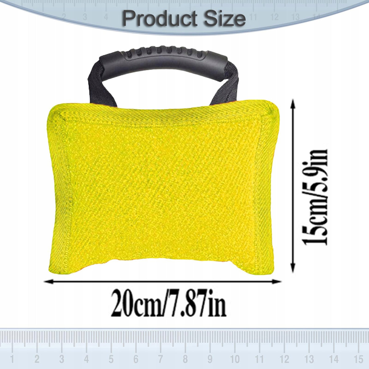 Dog Bite Pillow for Small and Medium Sized Dogs Premium with Strong Yellow Packaging status original