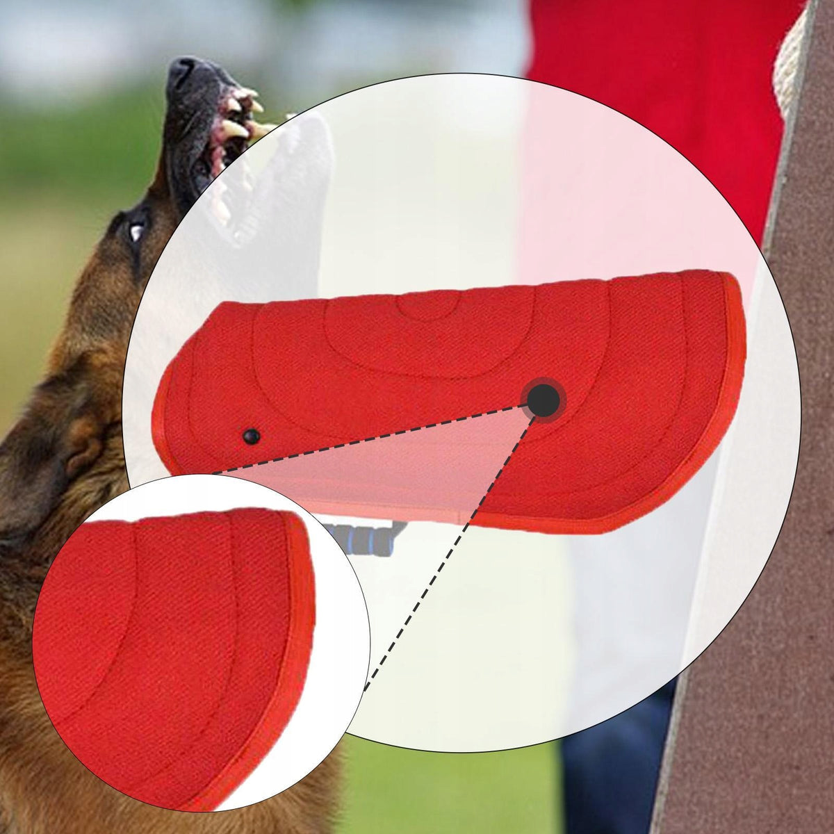 Dog Bite Sleeve,Arm Biting Sleeve,Interactive Training Red Packaging status original