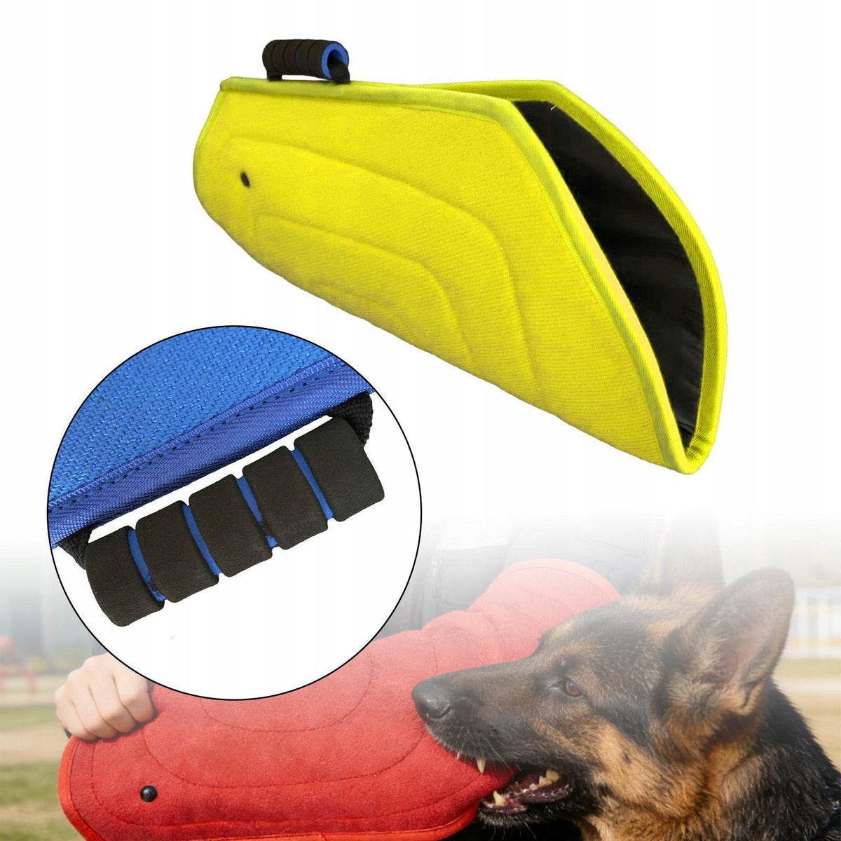 Dog Bite Sleeve Outdoor Small Medium Large Dogs Puppy Biting Tugging Yellow