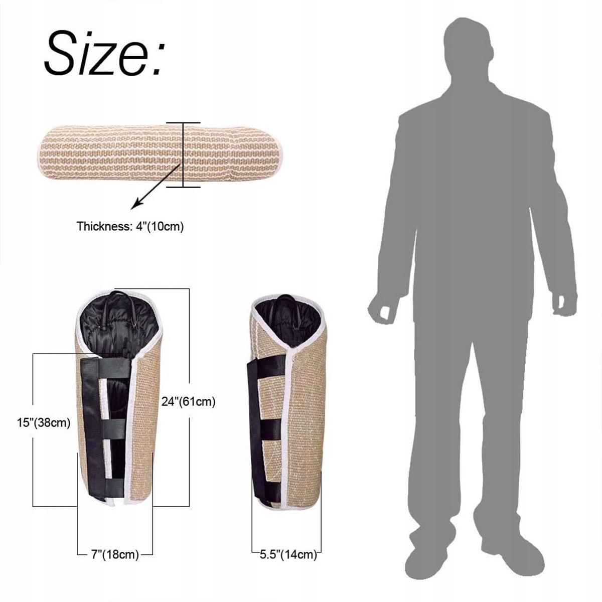 Dog Bite Sleeve Sturdy Dog Training Legs Sleeves Leg Protection Dog Bite Packaging status original