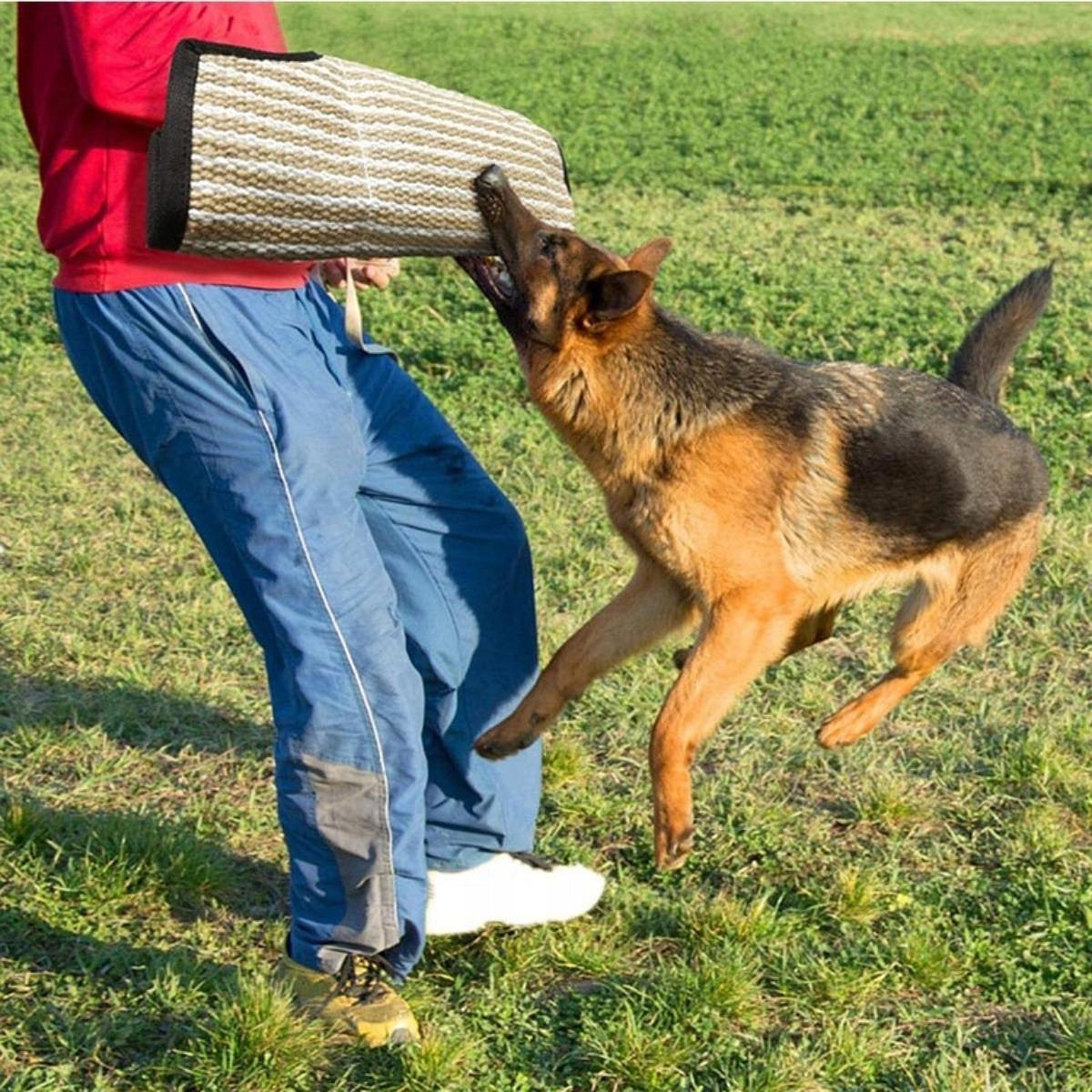 Dog Bite Sleeve Training Arm Protection Chewing Toy Jute Double 2 pieces Manufacturer code 07864074091