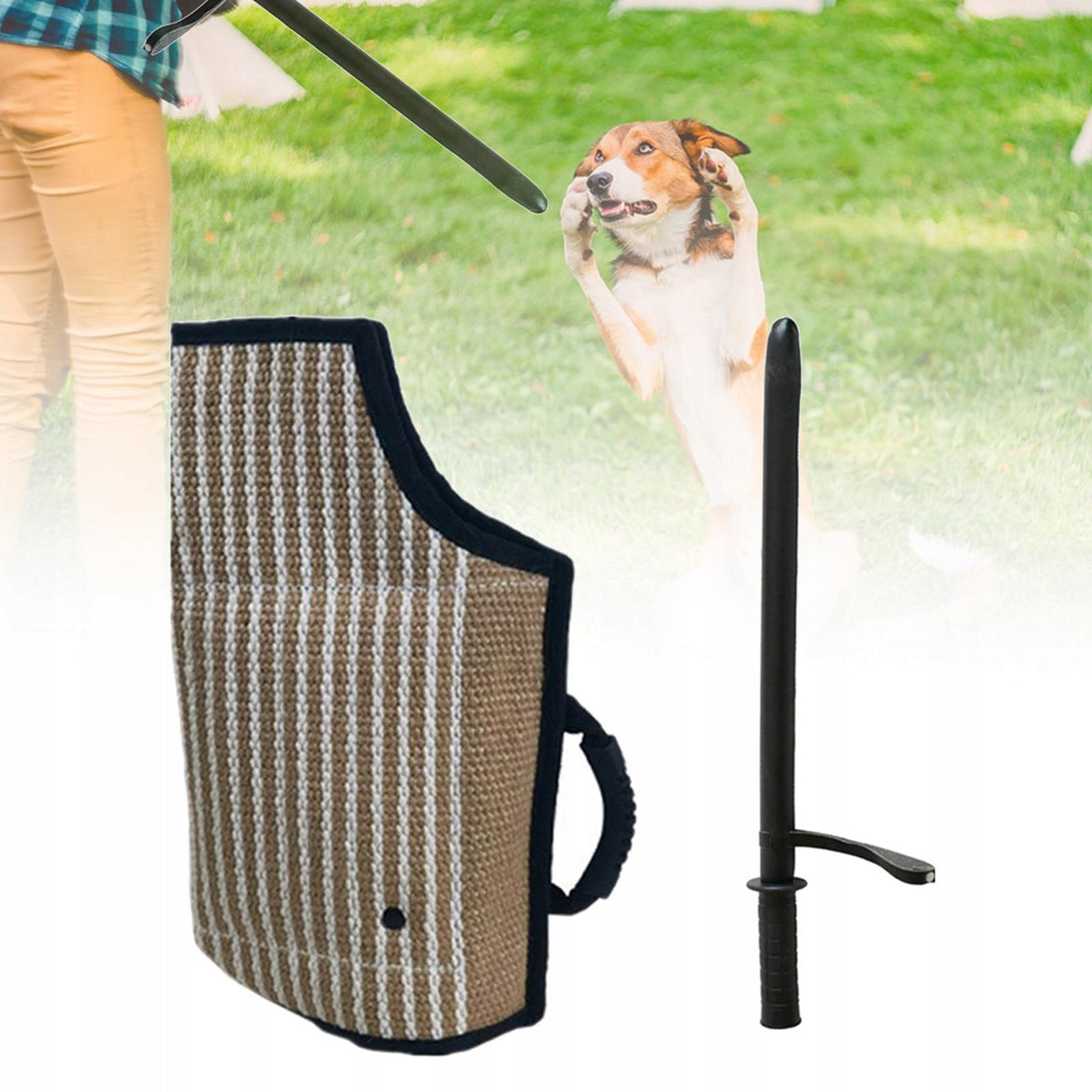 Dog Bite Training Set, Dog Training Stick, Interactive Play Bite 2 pieces