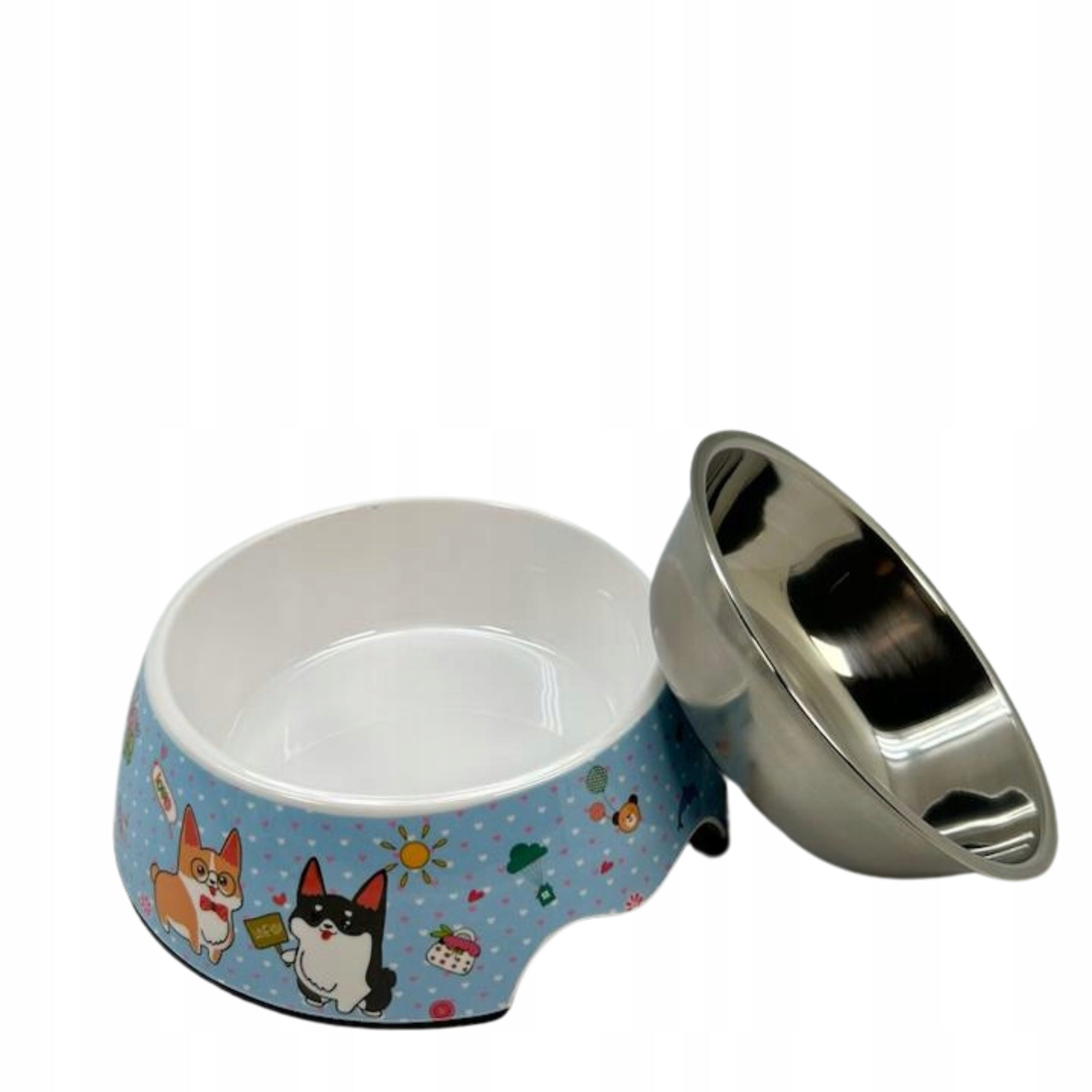 Dog Bowl, Non-Slip-Medium Blue Trade name Multishoper
