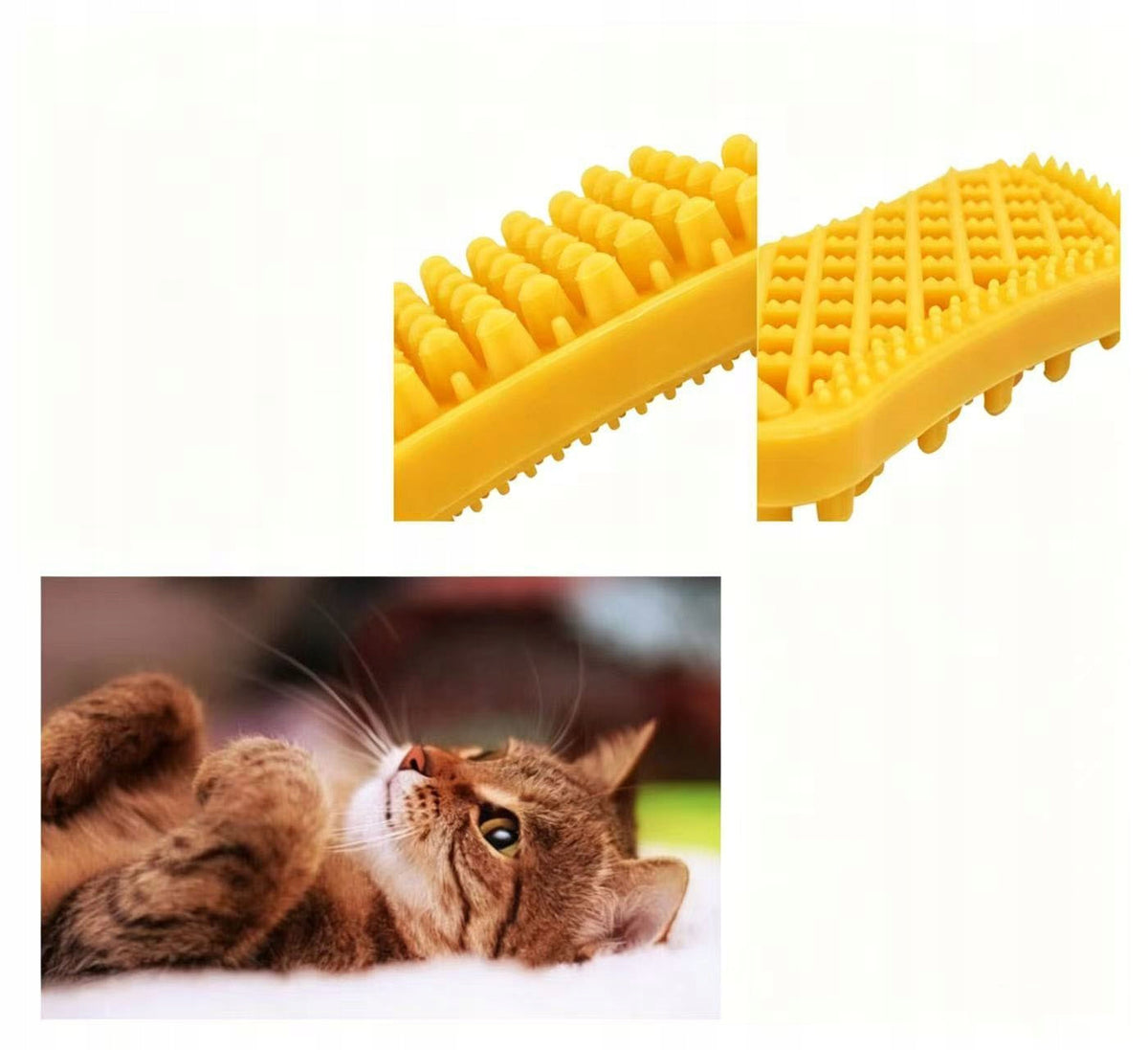 Dog Brush Medium Silicone Yellow Manufacturer code 6978719494981