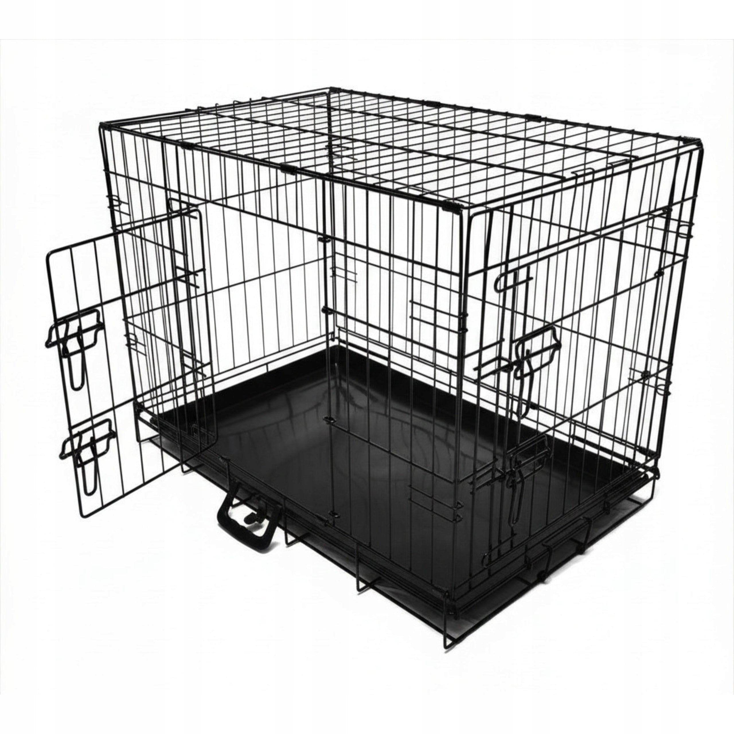 Dog Cage 77x48x55 cm Metal Folding Transport Aga Product height 55 cm