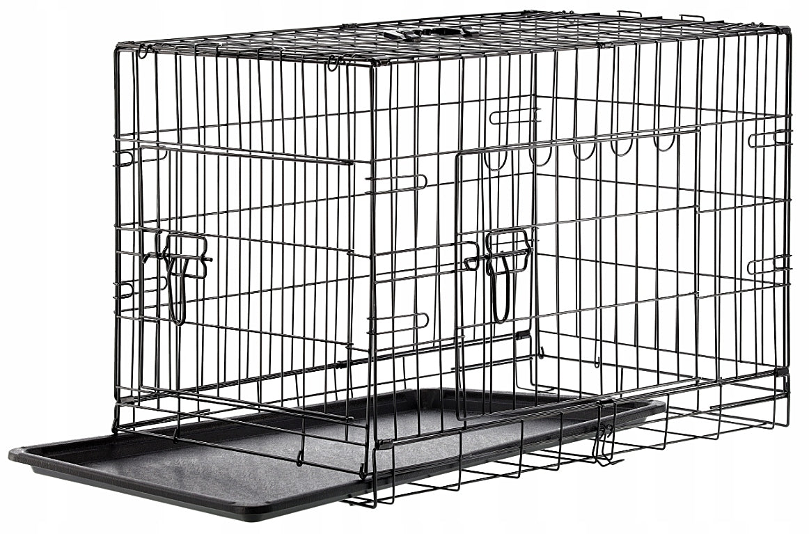 Dog Cage Kennel Metal Playpen Pet Transporter107x69x76XL Trade name KLATKA TRANSPORTOWA KOJEC DLA PSÓW