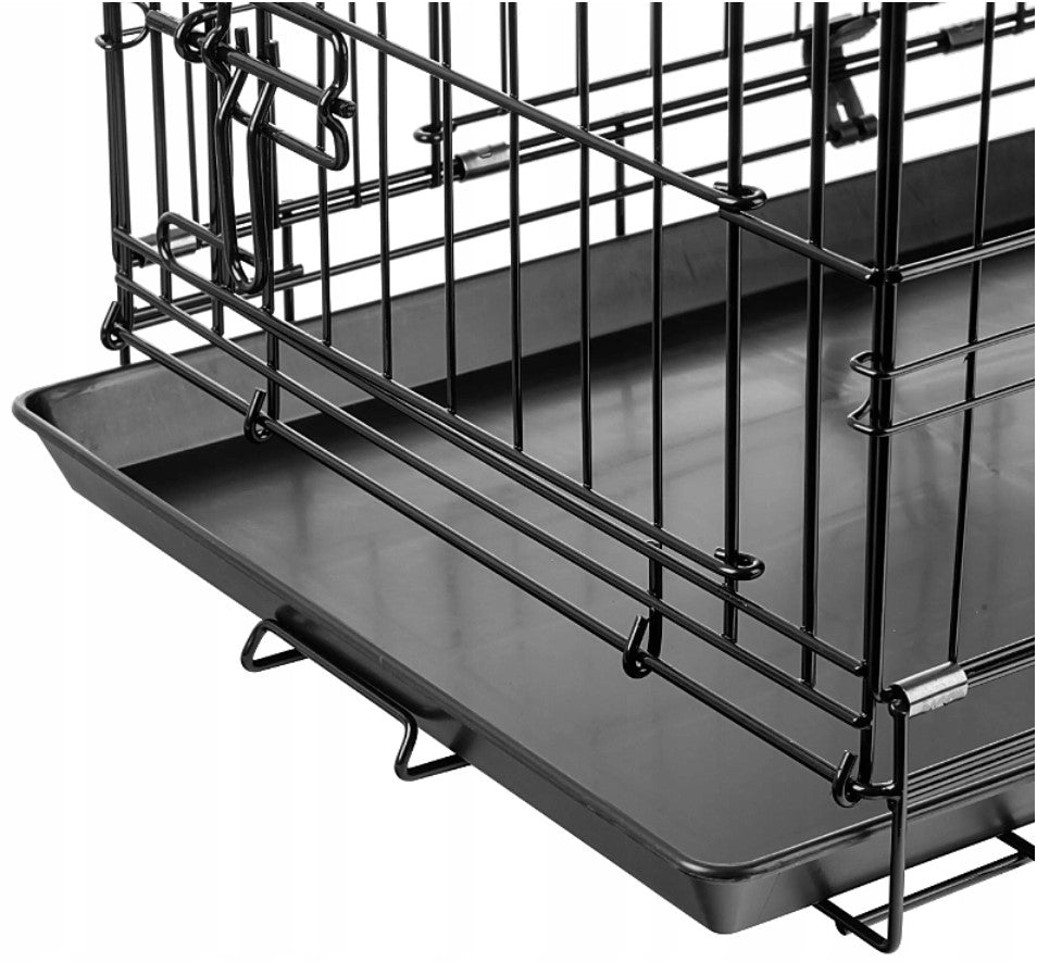 Dog Cage Large Kennel Folding Metal Transporter 107x69x76 XXL Kind cage