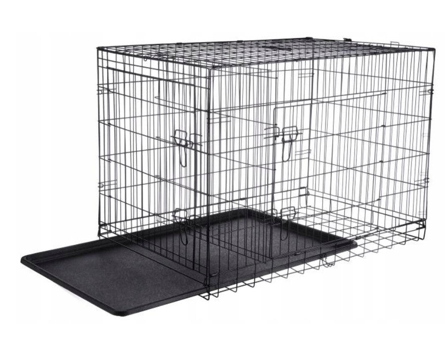 Dog Cage Large Kennel Folding Metal Transporter 107x69x76 XXL Manufacturer code Kojec Duża Klatka dla Psa 107x69x76 cm Kennel