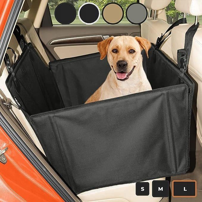Dog Car Seat Black L Waterproof Fabric