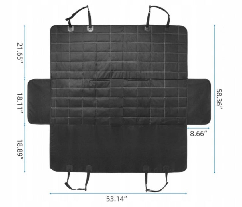 Dog Car Seat Cover Anti-slip Protective, Comfortable Size multipurpose