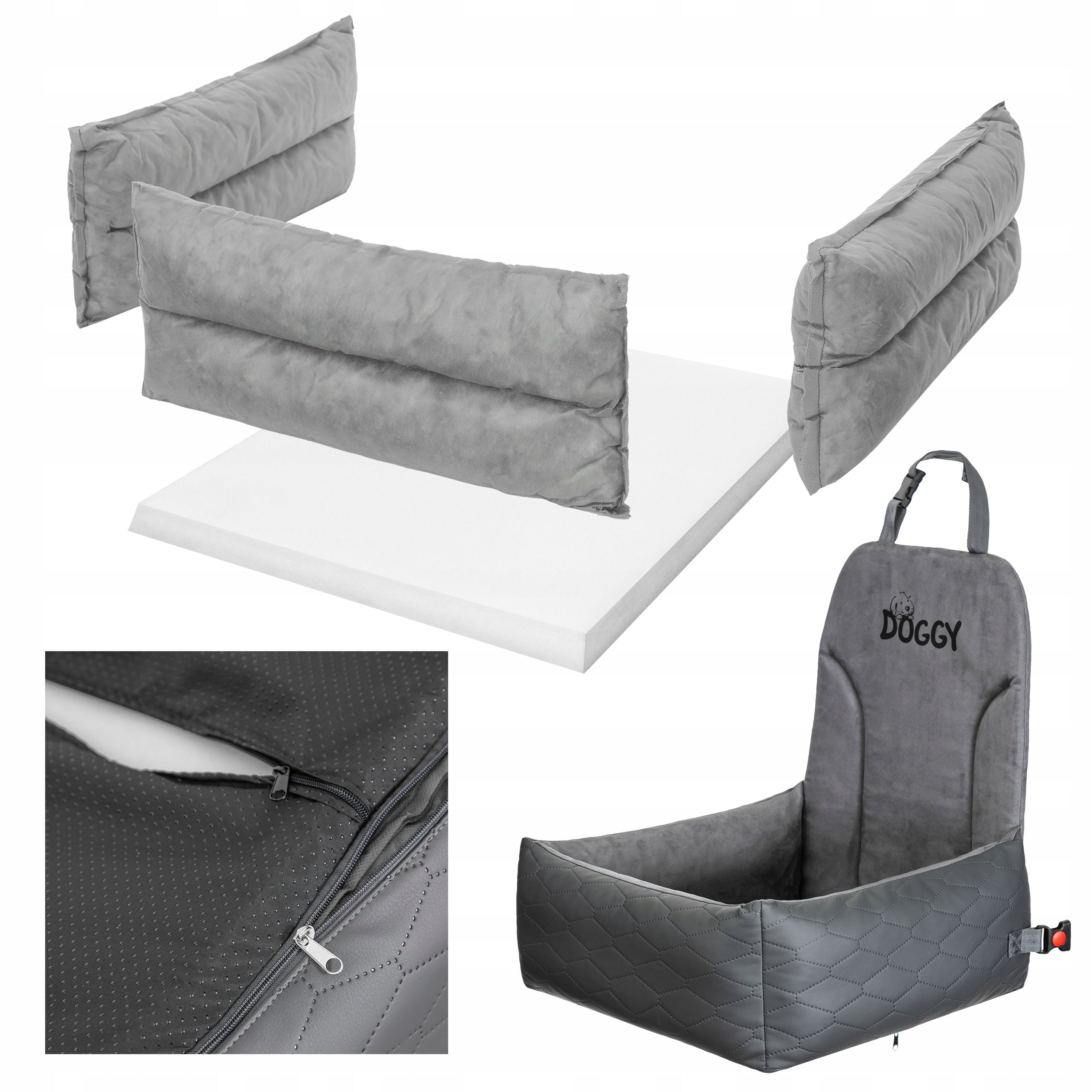 Dog Car Seat Dog and Cat Car Transporter for Car Packaging status original