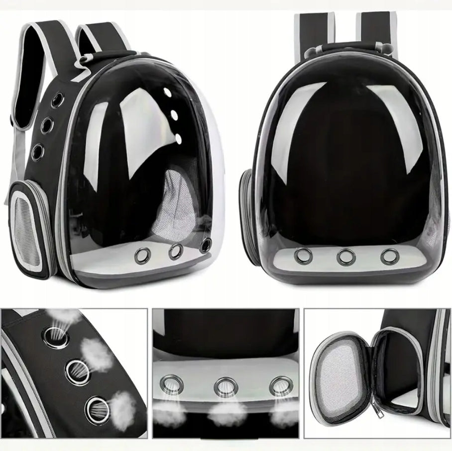 Dog Cat Backpack 3in1 Bag Transporter Transparent Folding Catwalk Brand Anytech