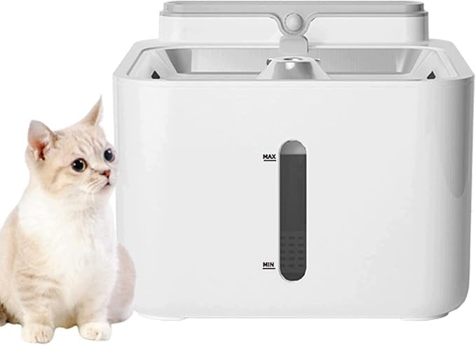 Dog Cat Drinker Fountain Wireless 3.2 L with Motion Sensor