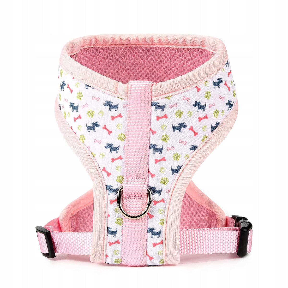 Dog Cat Puppy Harness Training Harness Pink Adjustable with Mesh Manufacturer code hn143