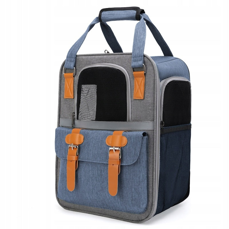 Dog Cat Transporter BACKPACK PLAYPEN Ventilation Travel Bag Mesh Product width 30 cm