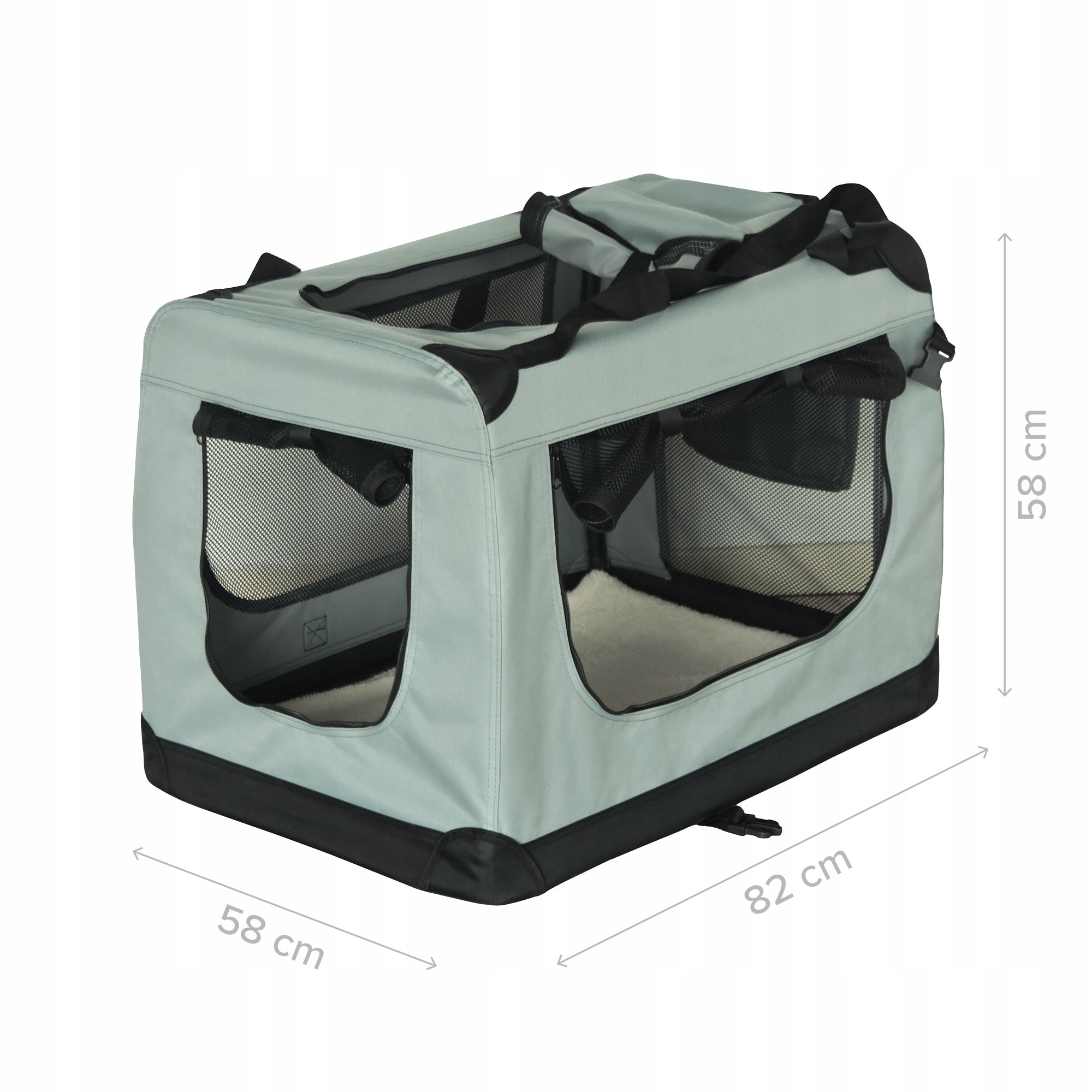 Dog Cat Transporter Large Folding Carry Bag Playpen Rebel XL Product height 58 cm