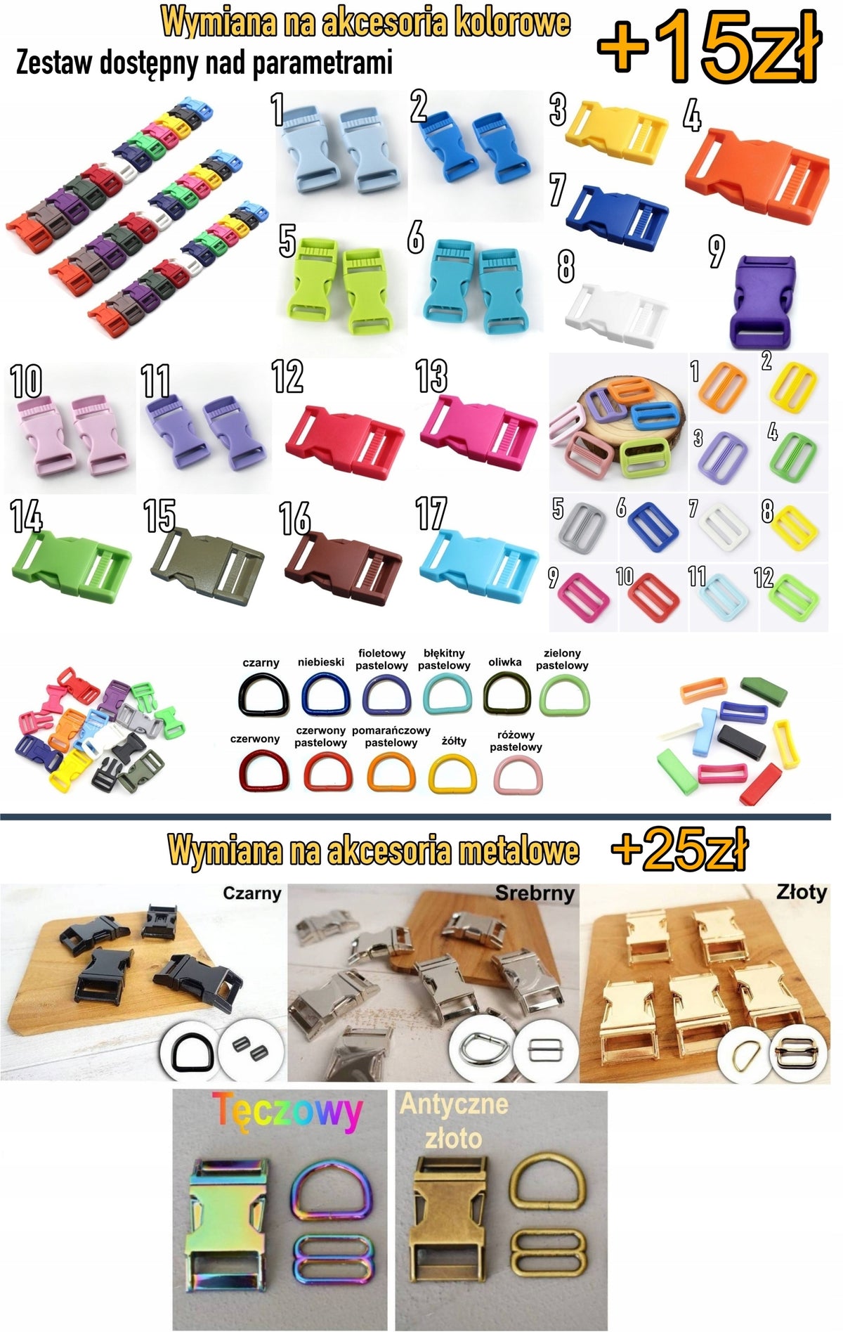 Dog Collar Collars LOTS OF DESIGNS Size M Good Dog Wear Personalization Manufacturer code 33