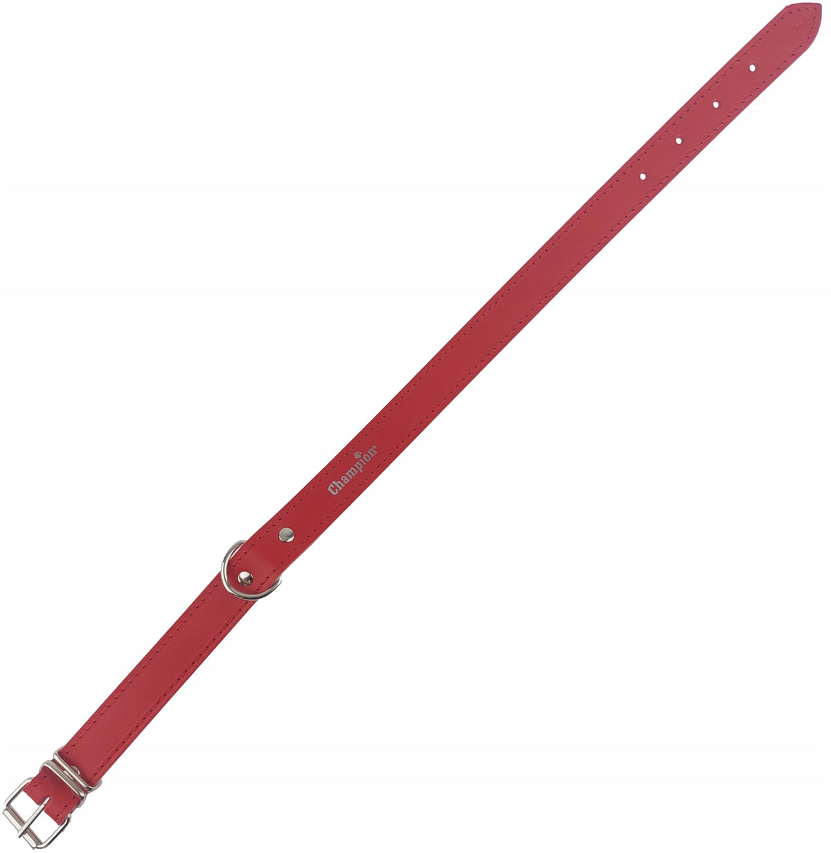 Dog Collar Face Leather Polish Manufacturer Champion 70cm/3cm Red Manufacturer code SO 70 (R)