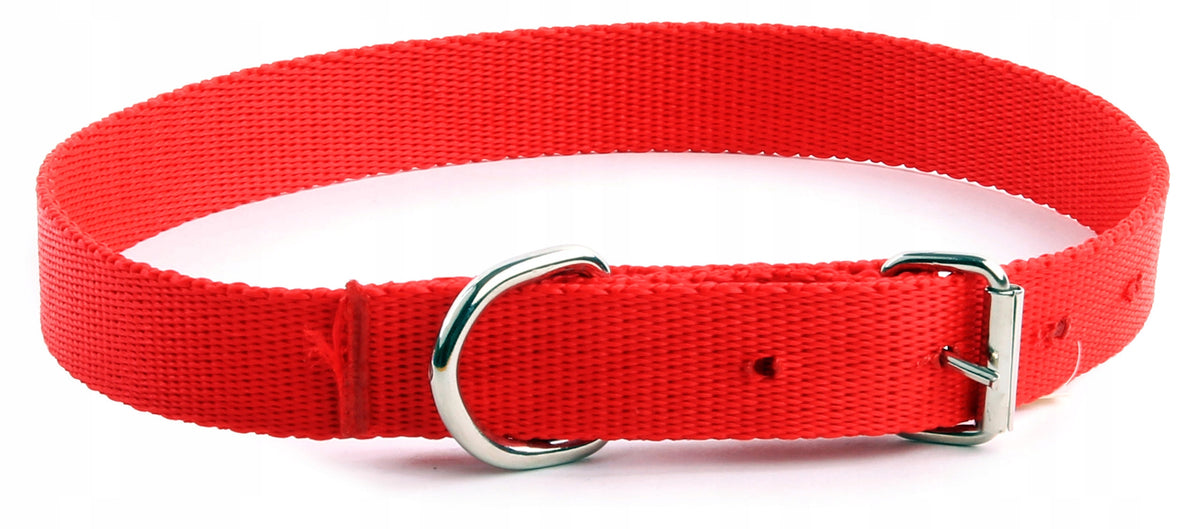 Dog Collar Material 32-39cm RED