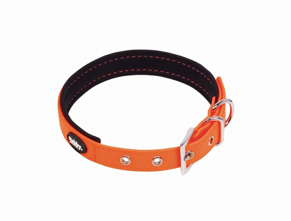 Dog Collar Nobby Cover M 25mm, 40-50cm orange (PVC)