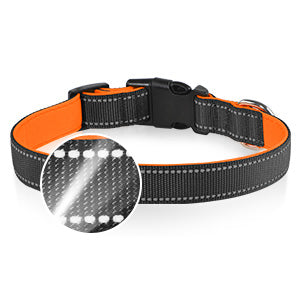 Dog Collar S Adjustable Reflective Strong 30-40 cm Brand no brand