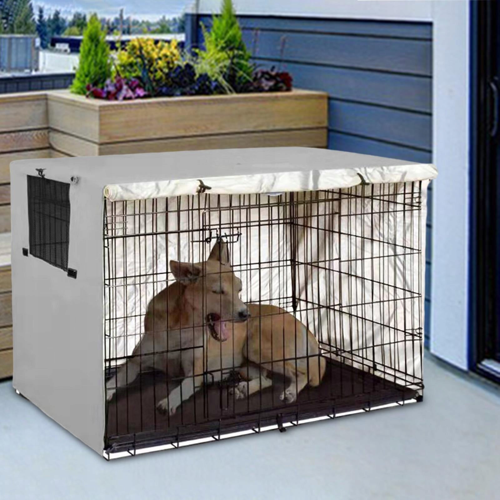 Dog Crate Cover Sun Protection Durable Windproof Waterproof 79cmx51cmx53cm Kind cage