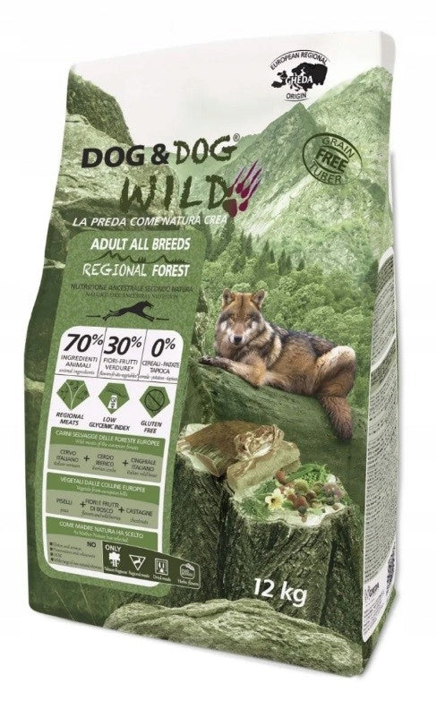 Dog&Dog Wild Regional Forest 12kg -41% protein