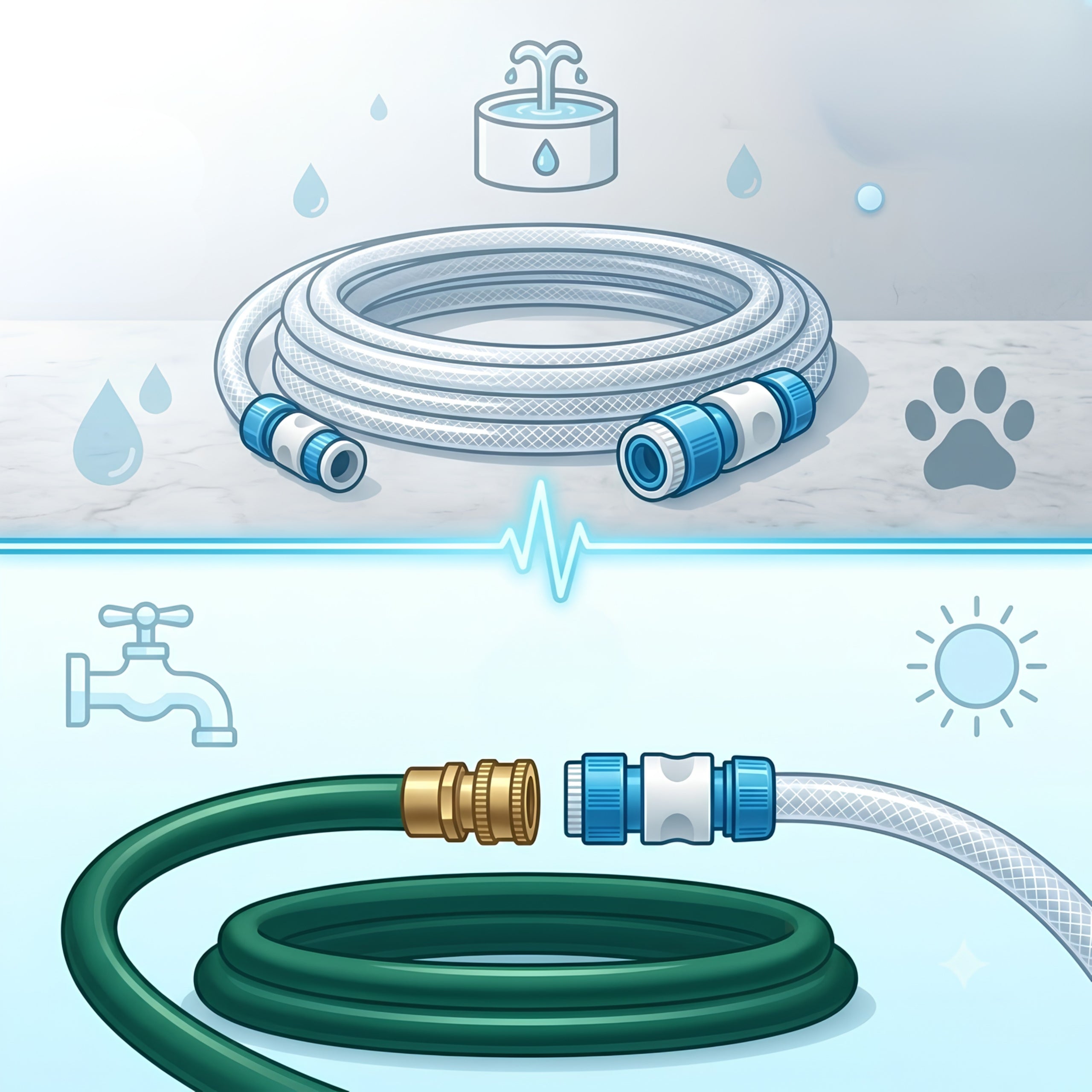 Dog Drinker Garden Fountain for Hose Drinker Automatic Dispenser Device type pet drinking fountain