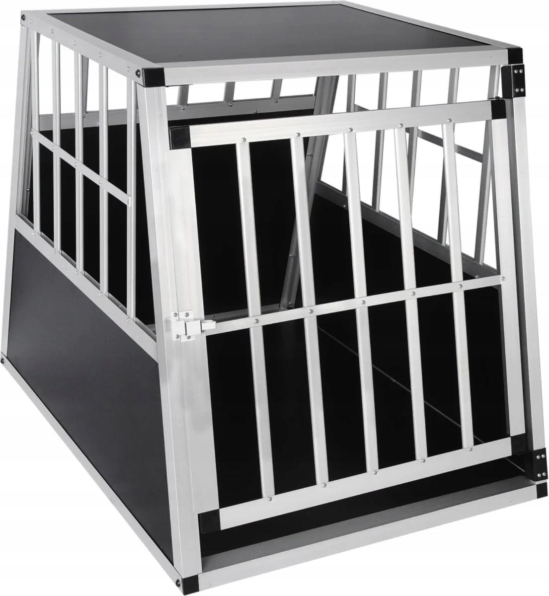 Dog Folding Transporter for Home and Car Black Solid