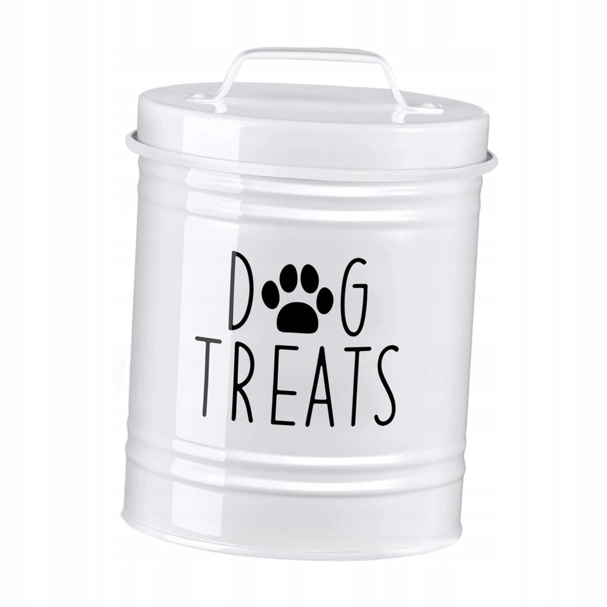 Dog Food Bin Functional Dog Treat Storage Container Pet Food Storage White Packaging status original