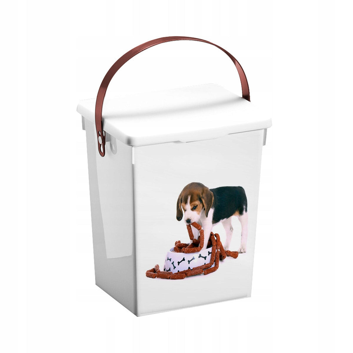 Dog Food Holder Container 5L Modern Cover with Lid 5L