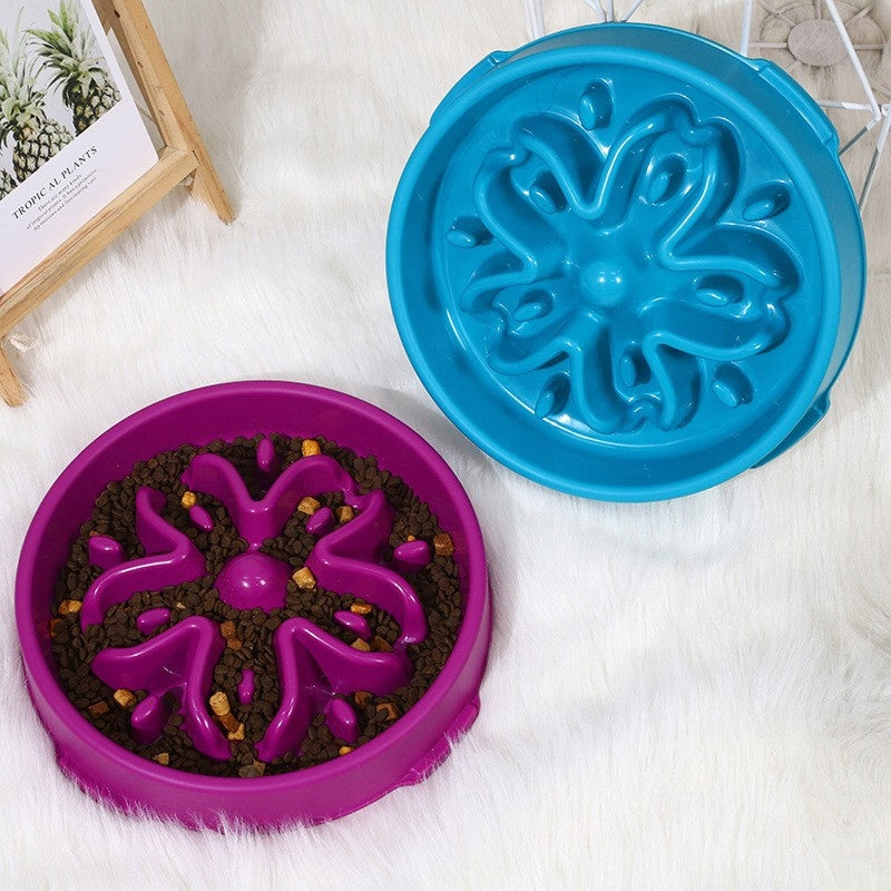 Dog Food Slow Feeder Bowl FLOWER Hard 27cm TheZoo Manufacturer code TZ9239