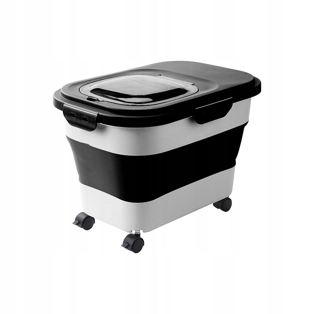 Dog Food Storage Container Rice Storage Bin Kitchen with Lids Sealed Black Manufacturer code 07864058435