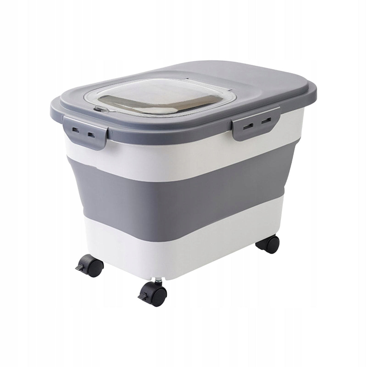 Dog Food Storage Container Rice Storage Bin Kitchen with Lids Sealed Gray Manufacturer code 03364058434