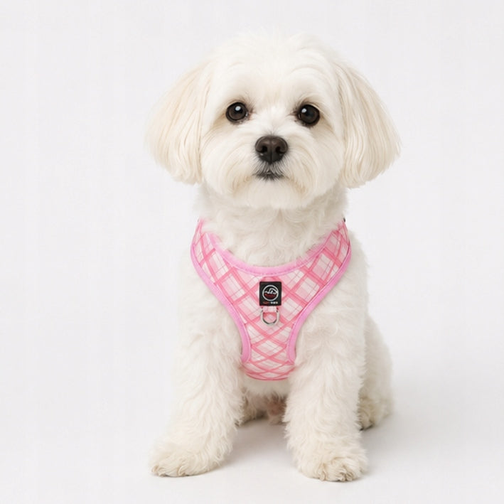 Dog HARNESS guard PRESSURE-FREE small dog LONDON pink S Trade name LONDON szelki PINK S