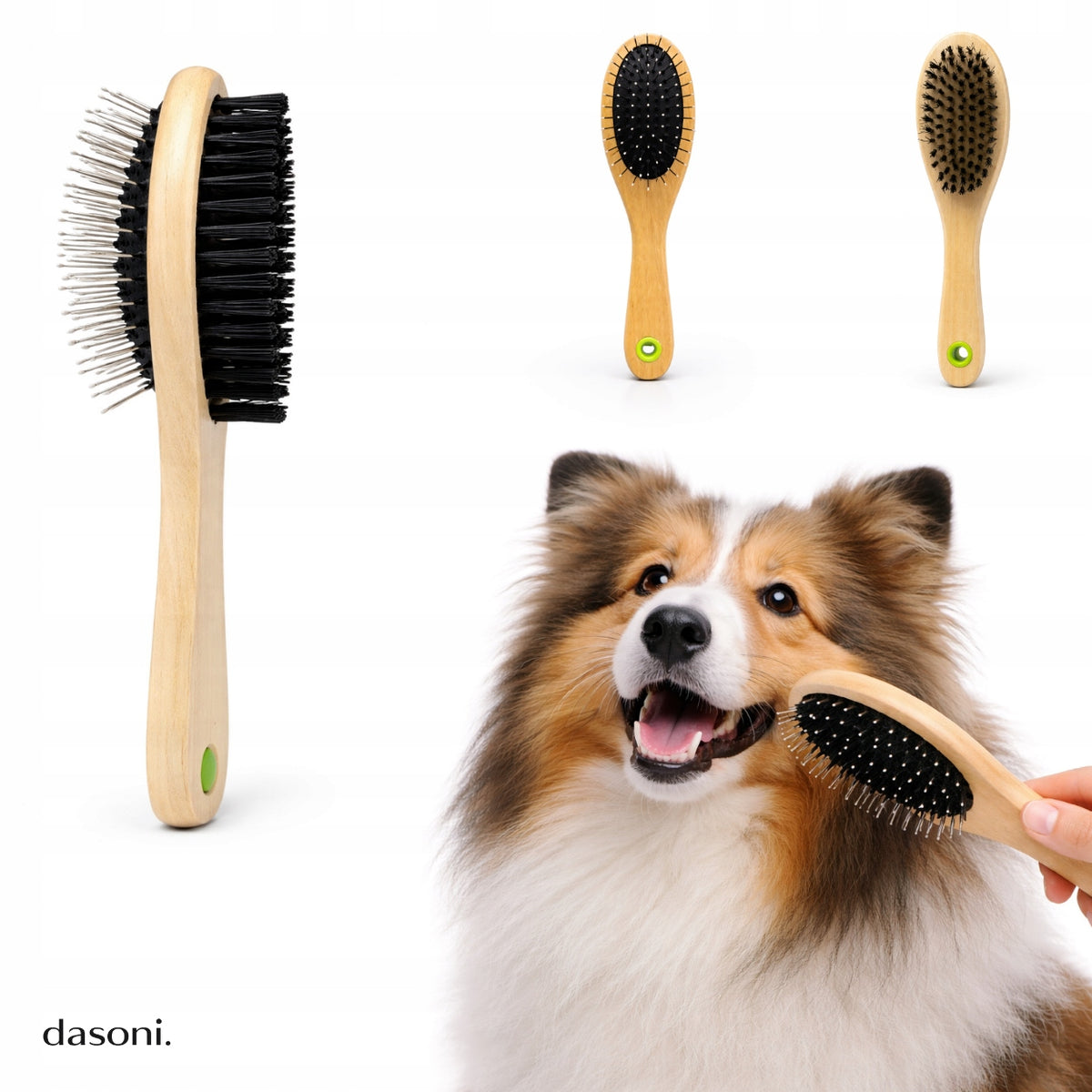 Dog Hair Set Trimmer Tangle Brush Double Sided Roll Pink S Set Manufacturer code ST13-KP