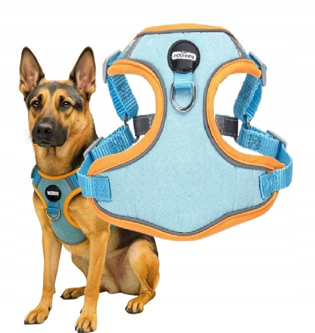 Dog Harness Adjustable Soft Comfortable Pressure-Free Reflective