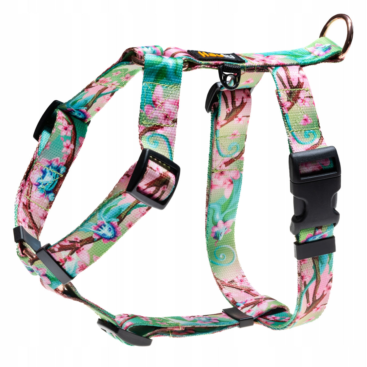 Dog Harness Blooming Cherry - Hauki - Size XS
